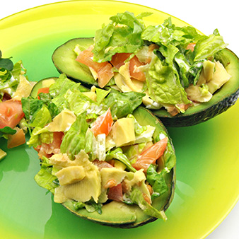 Chicken Salad Stuffed Avocados